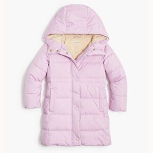 Crewcuts Lilac Puffer Coat for Girls. Size M (8y.o.)
